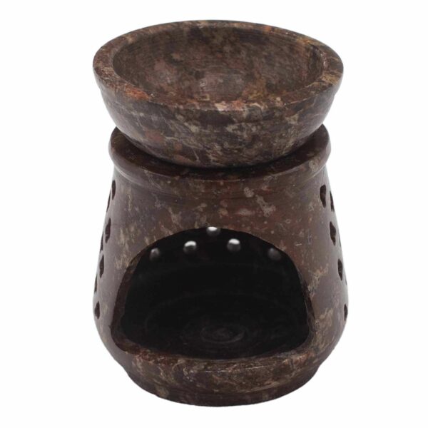 Small Soapstone Oil Burner 8cm - Classic - Image 4