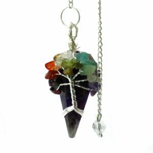 Magic Pendulum - Seven Chakra - Amethyst