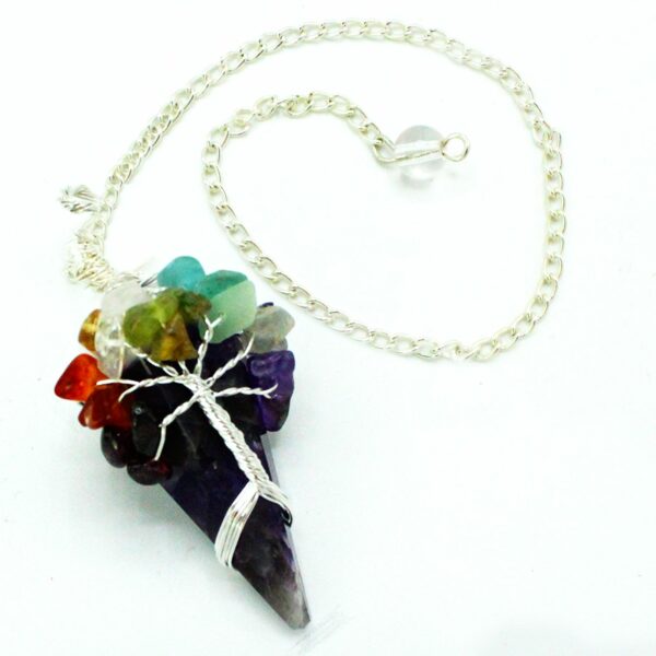Magic Pendulum - Seven Chakra - Amethyst - Image 2