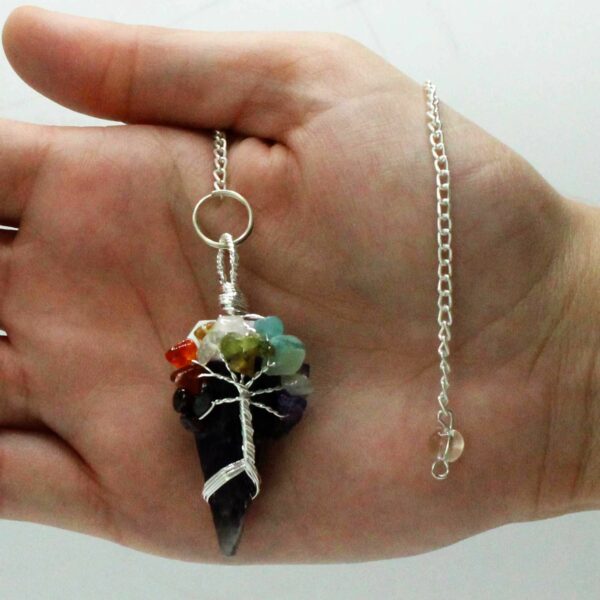Magic Pendulum - Seven Chakra - Amethyst - Image 3
