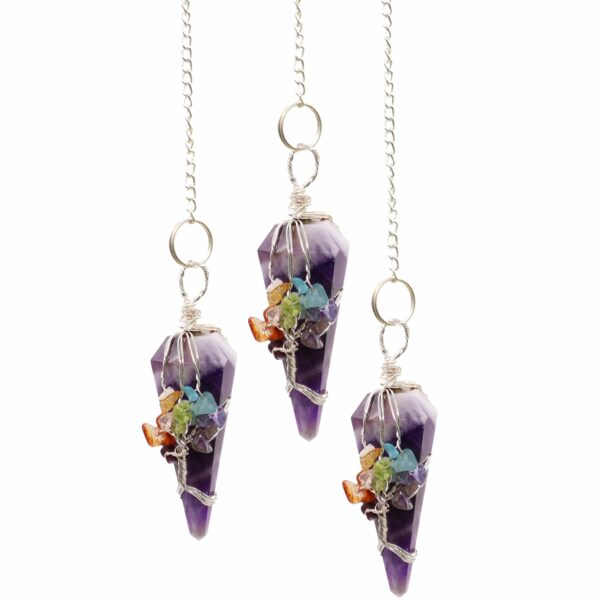 Magic Pendulum - Seven Chakra - Amethyst - Image 4
