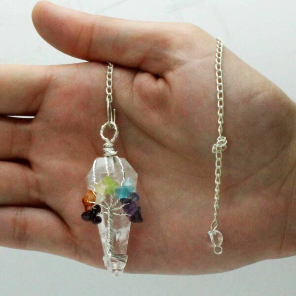 Magic Pendulum - Seven Chakra - Rock Quartz - Image 3