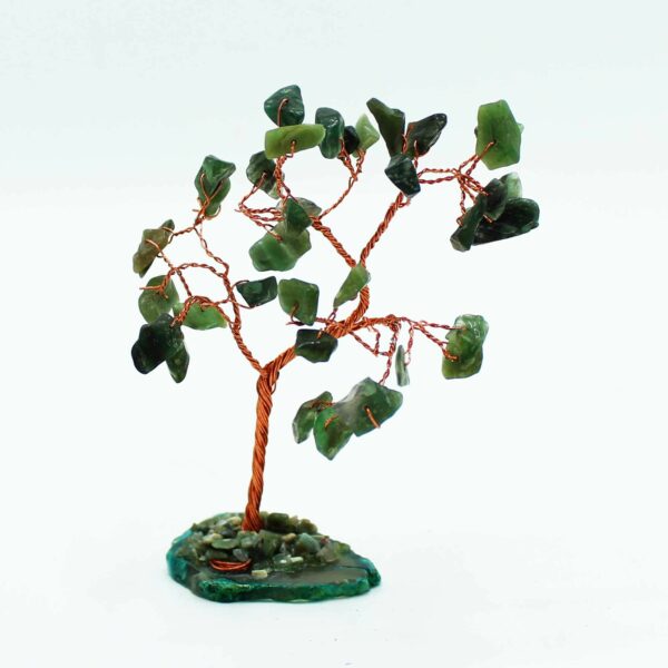 Gemstone Tree - Green Aventurine on Green Agate Base (35 stones) - Image 3