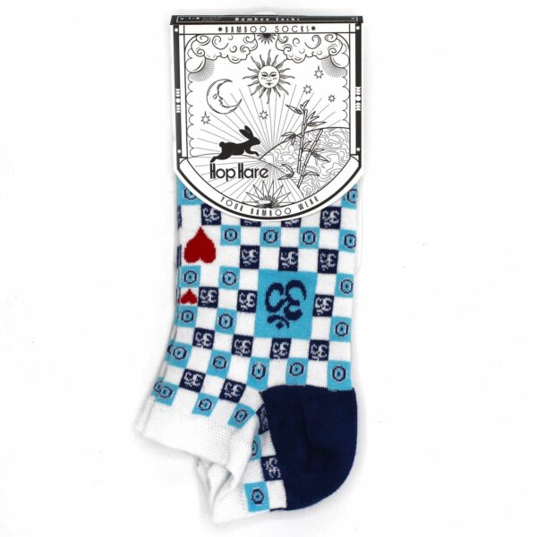 M/L Hop Hare Bamboo Socks Low (7.5-11.5) - Ohm Evil Eye - Image 2