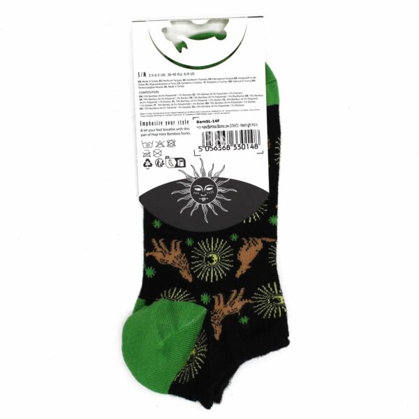 M/L Hop Hare Bamboo Socks Low (7.5-11.5) - Moonlight Wolfs - Image 3