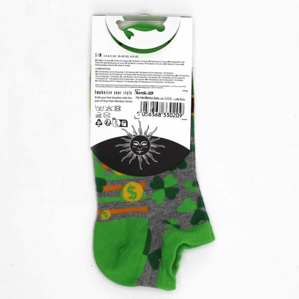M/L Hop Hare Bamboo Socks Low (7.5-11.5) - Lucky Socks - Image 3