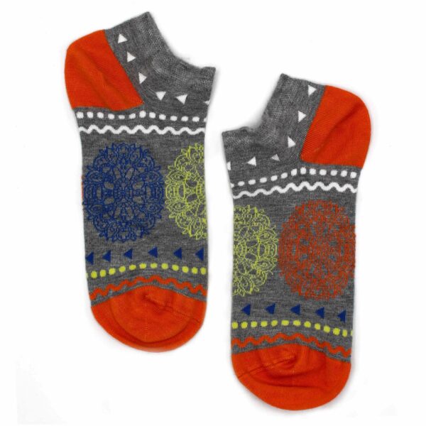 S/M Hop Hare Bamboo Socks Low (3.5-6.5) - Flowers of Life - Image 4