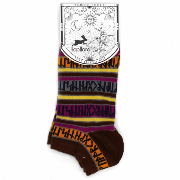 S/M Hop Hare Bamboo Socks Low (3.5-6.5) - Rune Stones - Image 2