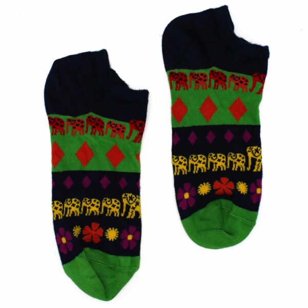S/M Hop Hare Bamboo Socks Low (3.5-6.5) - Lucky Elephant - Image 4