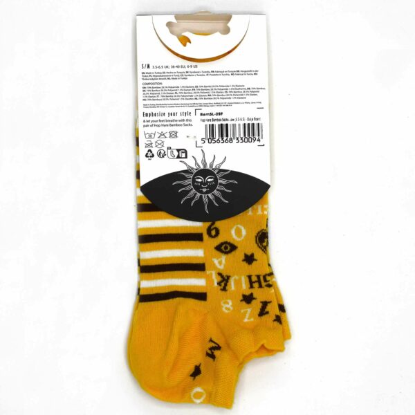 S/M Hop Hare Bamboo Socks Low (3.5-6.5) - Ouija Board - Image 3