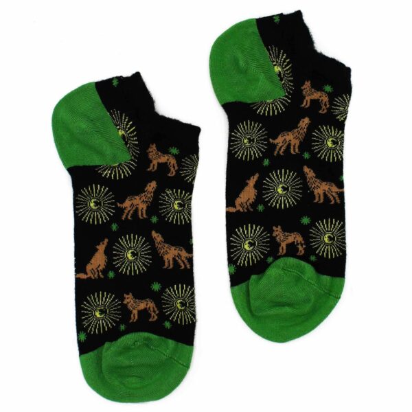 S/M Hop Hare Bamboo Socks Low (3.5-6.5) - Moonlight Wolfs - Image 4