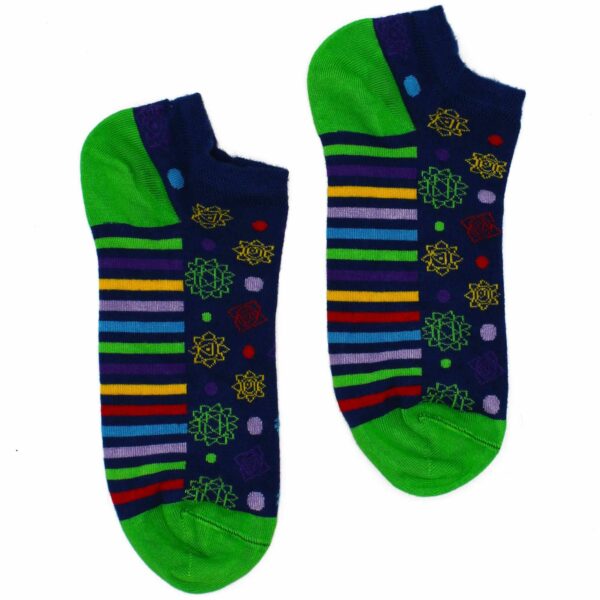 S/M Hop Hare Bamboo Socks Low (3.5-6.5) - 7 Chakra - Image 4