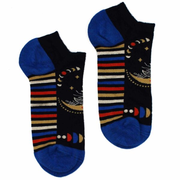 S/M Hop Hare Bamboo Socks Low (3.5-6.5) - Lunar Phases - Image 4