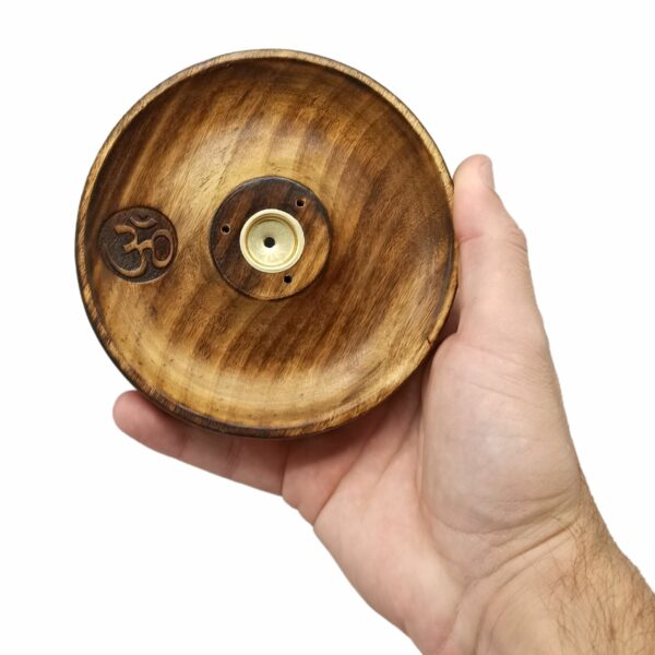 Incense Stick & Cone Burner Disc - Om - Image 2