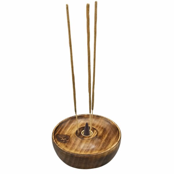Incense Stick & Cone Burner Disc - Om - Image 3
