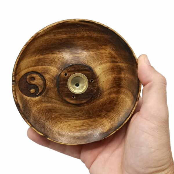 Incense Stick & Cone Burner Disc - Yin & Yang - Image 2
