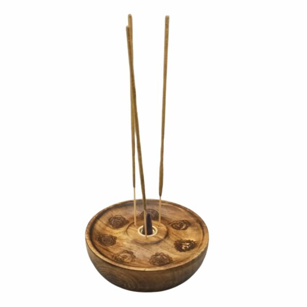 Incense Stick & Cone Burner Disc - 7 Chakra - Image 3