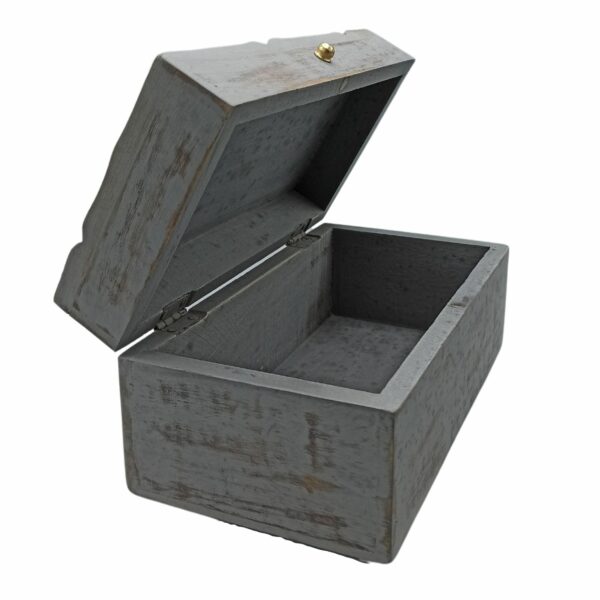 Vintage Deco - Multi Purpose Box - 22x12x10cm - Grey Star - Image 2