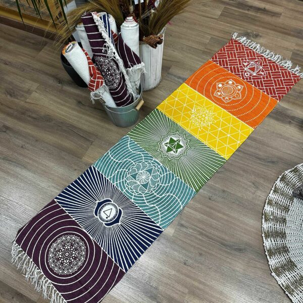 Yoga Rug - 60x200cm - 7 Chakras - Image 2