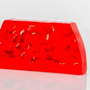 Handmade Soap Loaf - Pomegranate - Slice Approx 100g