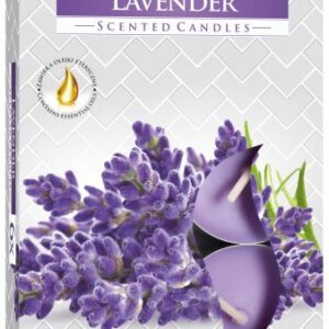 Set of 6 Scented Tealights - Lavender