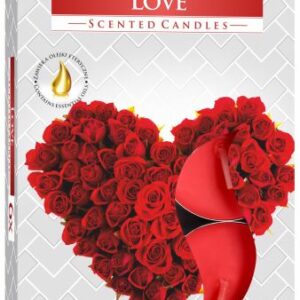 Set of 6 Scented Tealights - Love
