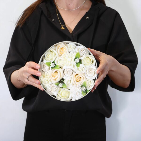 Round Box - Wedding Blessings - White & Ivory - Image 6