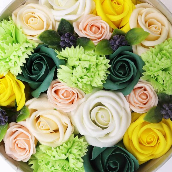 Round Box - Spring Celibrations - Yellow & Greens - Image 4