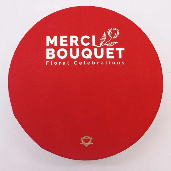 Round Box - Classic Red Roses - Image 2
