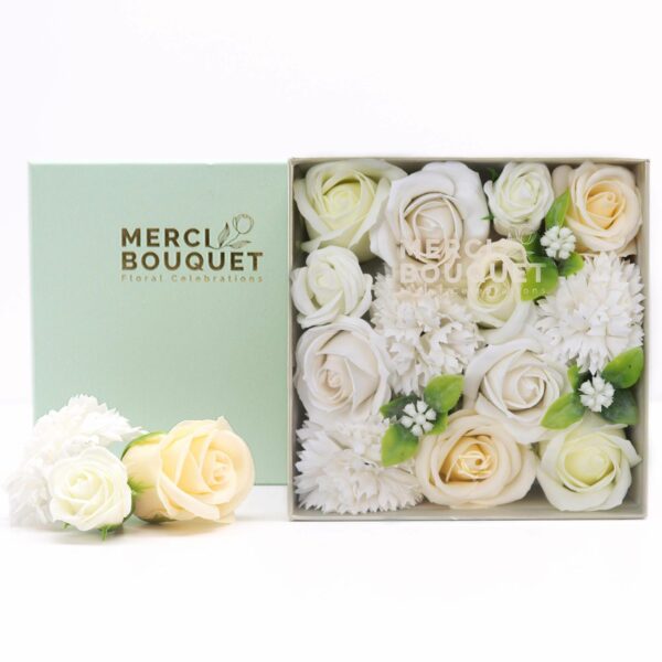 Square Box - Wedding Blessings - White & Ivory - Image 3