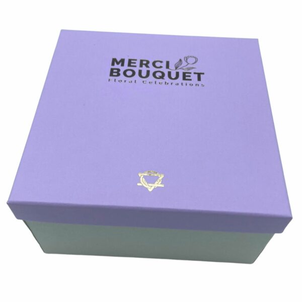 Square Box - Lavender Rose & Carnation - Image 2