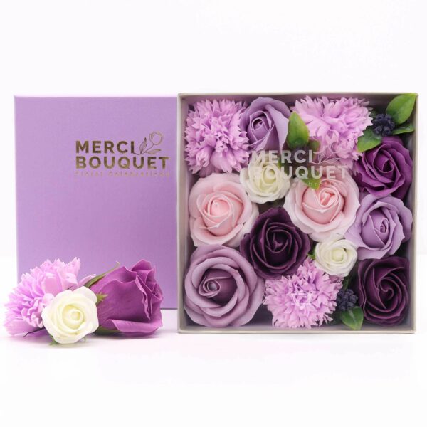 Square Box - Lavender Rose & Carnation - Image 5