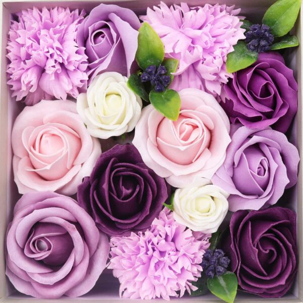 Square Box - Lavender Rose & Carnation - Image 6