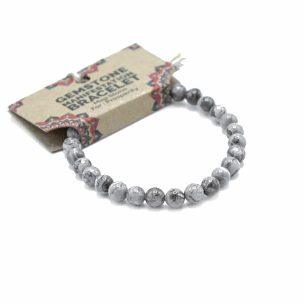 Gemstone Manifestation Bracelet - Map Stone - Prosperity - Image 2