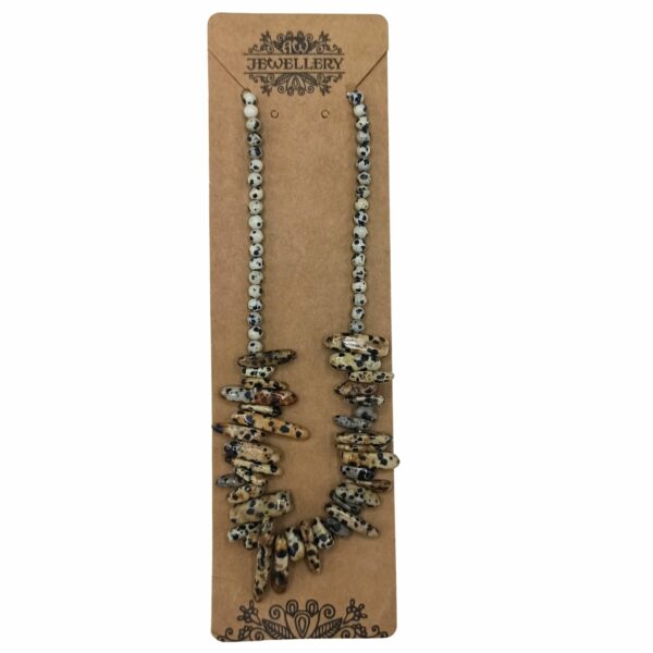 Longstone Gem Necklace - Dalmatian Stone - Image 3