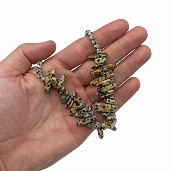 Longstone Gem Necklace - Dalmatian Stone - Image 4