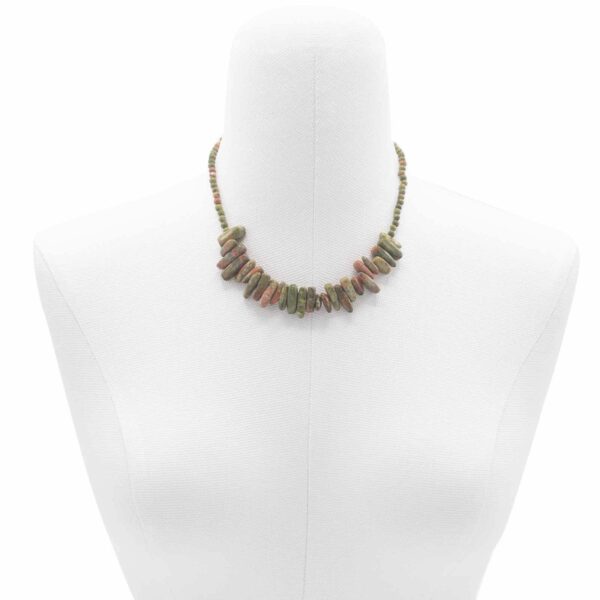 Longstone Gem Necklace - Unakite - Image 2