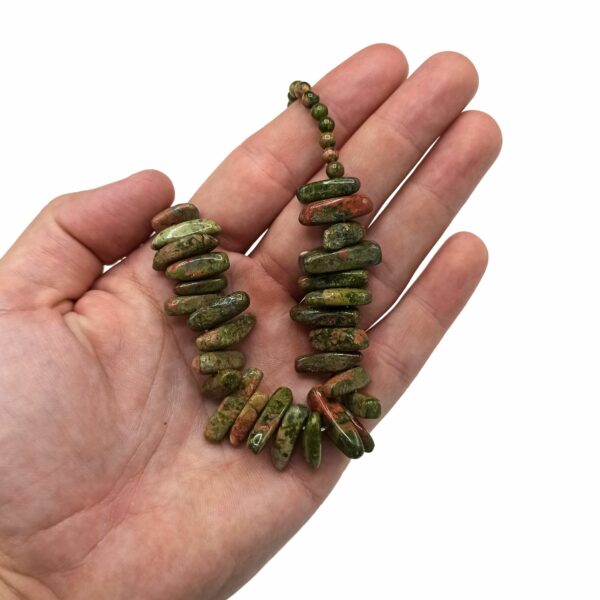 Longstone Gem Necklace - Unakite - Image 4
