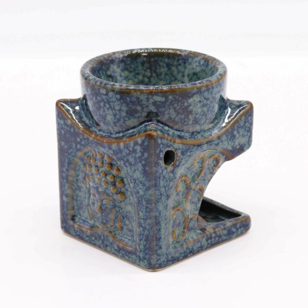 Square Buddha Burner - Dusty Blue - Image 2