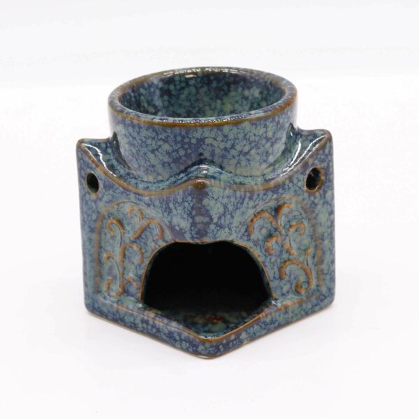 Square Buddha Burner - Dusty Blue - Image 3