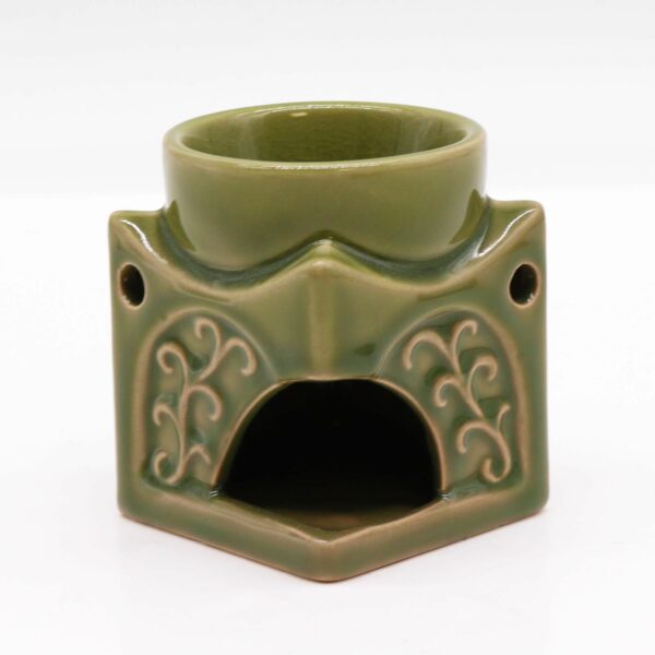 Square Buddha Burner - Light Jade - Image 3