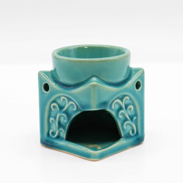 Square Buddha Burner - Soft Turquoise - Image 3