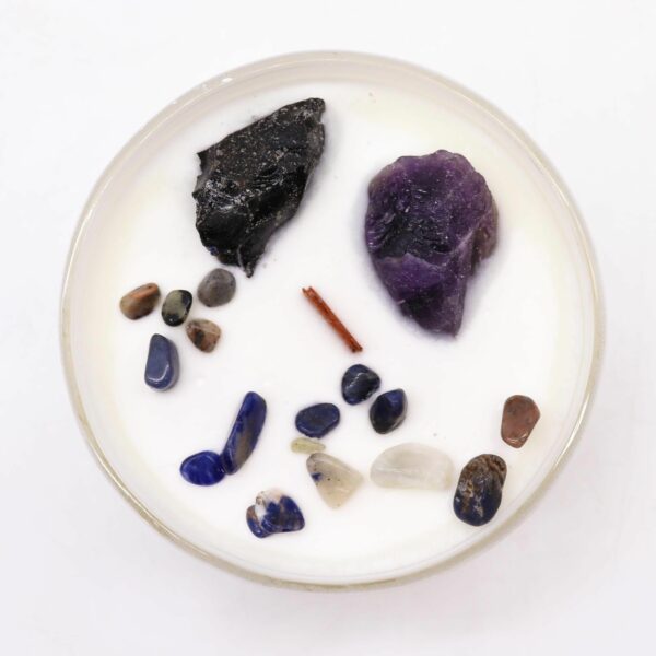 Chakra Crystal Candles - Solar Plexus Chakra - Image 2