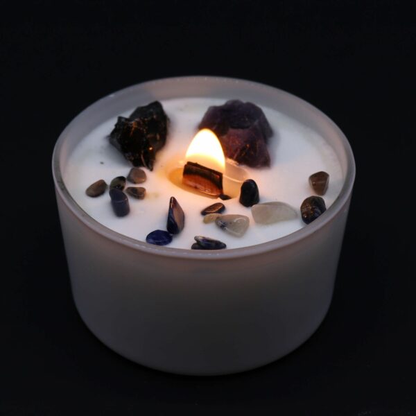 Chakra Crystal Candles - Solar Plexus Chakra - Image 5