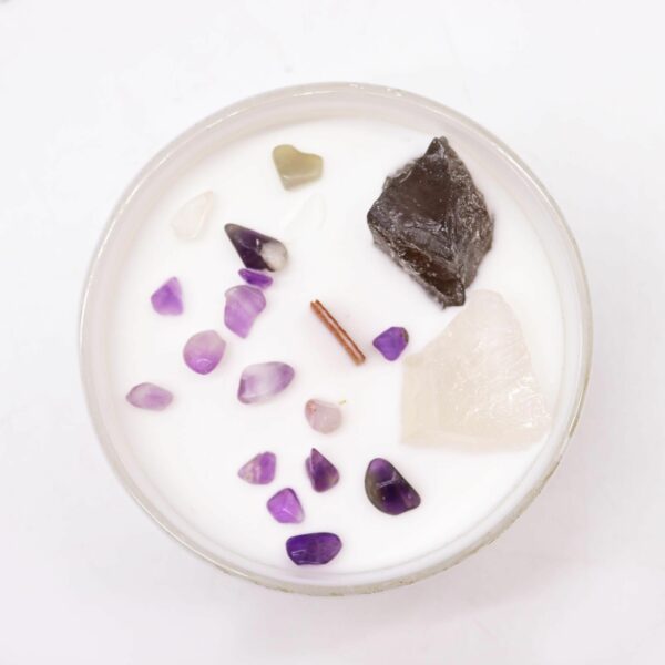 Chakra Crystal Candles - Crown Chakra - Image 2