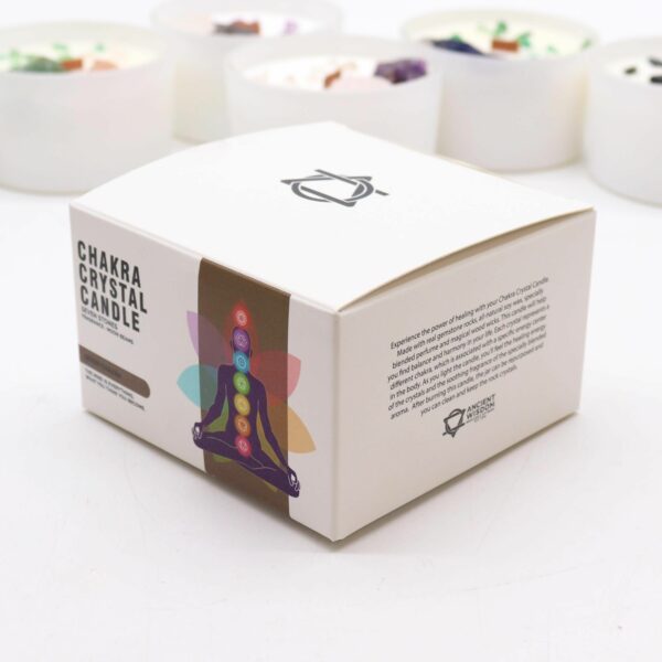 Large Chakra Crystal Candles - Seven Charkra - Image 3