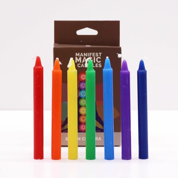 Seven Charkra Manifest Candles (pack of 7) - Image 7