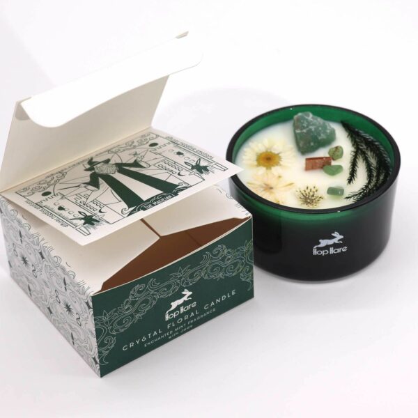 Hop Hare Crystal Magic Flower Candle - The Magician - Image 3