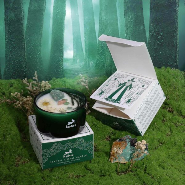 Hop Hare Crystal Magic Flower Candle - The Magician - Image 6