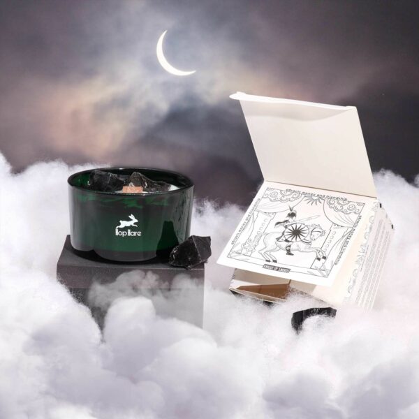 Hop Hare Crystal Magic Flower Candle - The Knight of Swords - Image 7